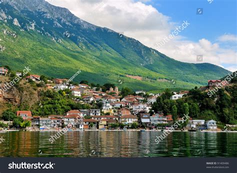 Village Trpejca, Ohrid Lake, Macedonia Stock Photo 91409486 : Shutterstock