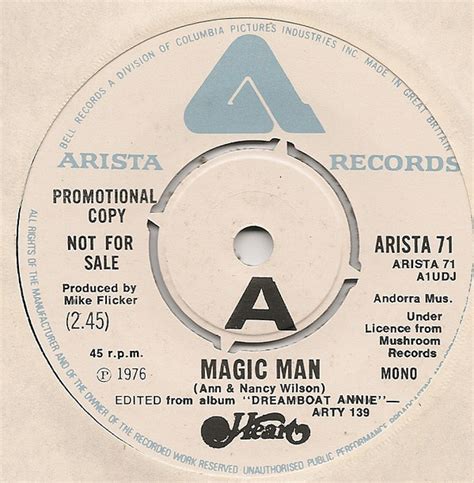 Heart - Magic Man (1976, Vinyl) | Discogs