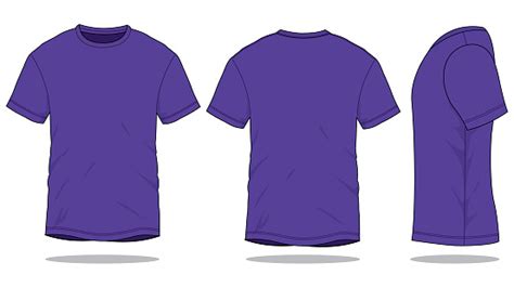 Purple Tshirt Vector For Template Stock Illustration - Download Image ...