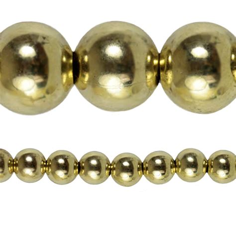 Bead Gallery® Gold Metal Round Beads, 8mm | Michaels