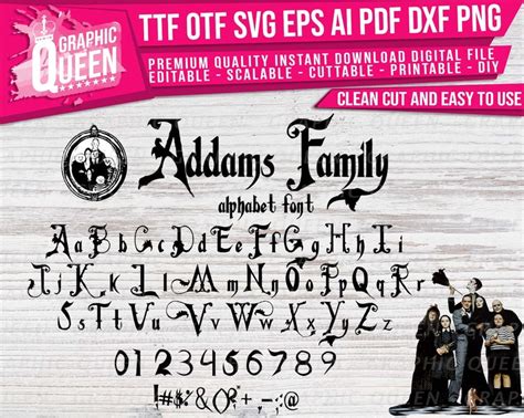 Addams Family Font Addams Family Font Free Download - lazyfarms