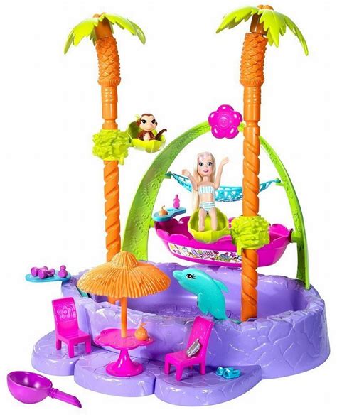 Polly Pocket Tropical Splash Adventure Play Set With Doll - Walmart.com