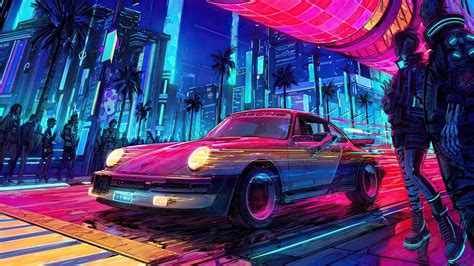 1280x720 Resolution Cyberpunk 2077 Porsche Cool 720P Wallpaper ...