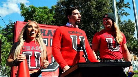 Andre Chase rallies his students at Chase U Pep Rally: WWE NXT, Sept. 27, 2022 | Andre Chase ...