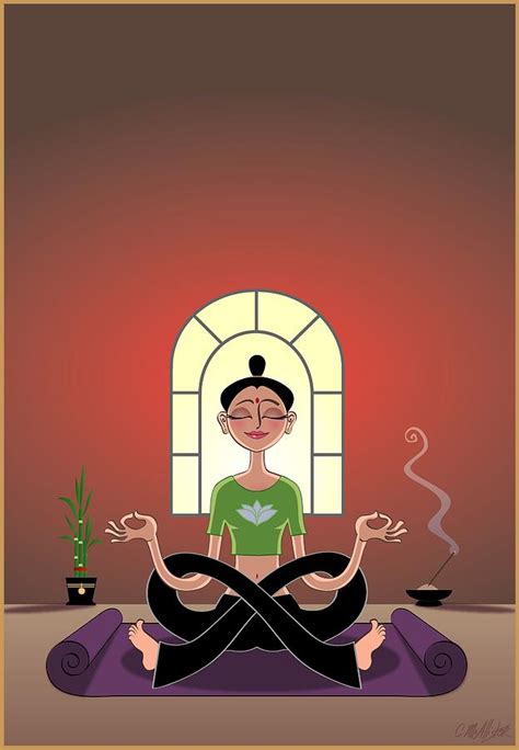 Yoga Pretzel Digital Art by Cristina McAllister - Fine Art America