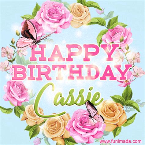 Happy Birthday Cassie GIFs - Download on Funimada.com