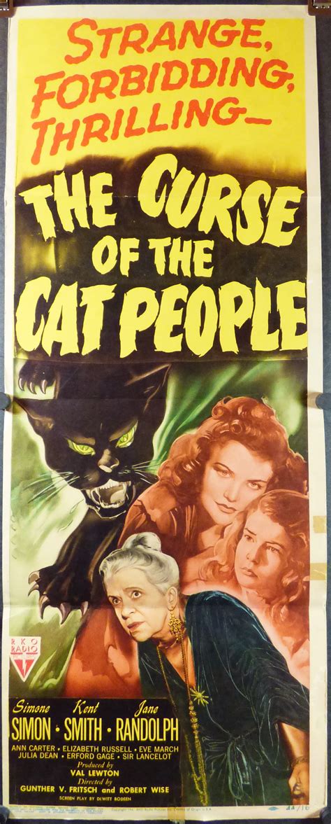 CURSE OF THE CAT PEOPLE, Original Vintage Horror Movie Poster - Original Vintage Movie Posters