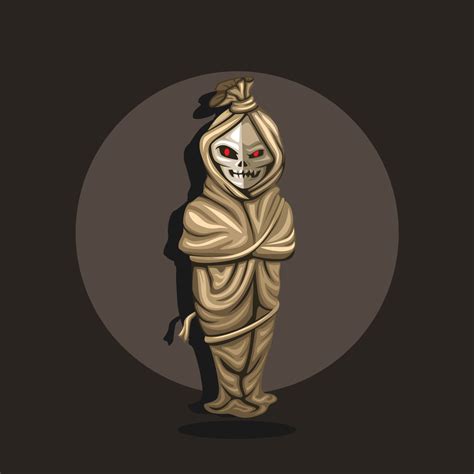 Pocong urban legend ghost from asian indonesia. soul of a dead person ...