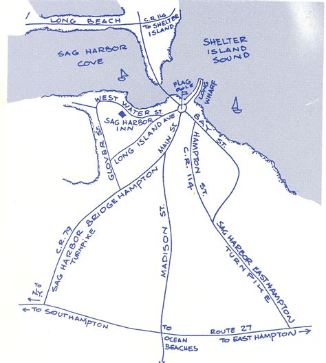 Directions to Sag Harbor Inn - the Hamptons - Sag Harbor, NY