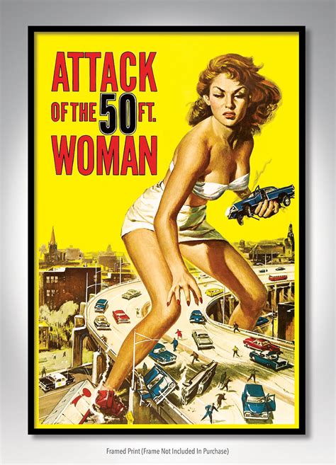 Attack of the 50 Foot Woman 1958 Movie Poster 20x30 & 24x36 Poster ...