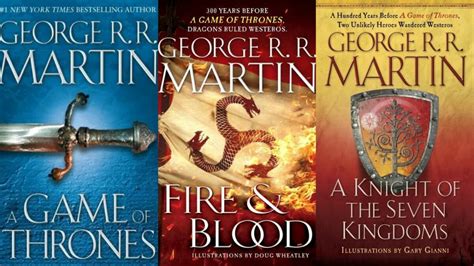 Game of Thrones Chronological and Publication Book Order