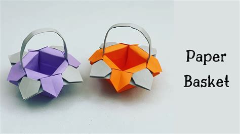 15+New Paper Basket Origami | Stradasphereradio