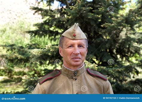 Soldier of Red Army in the Form of Times of World War II Stock Image ...