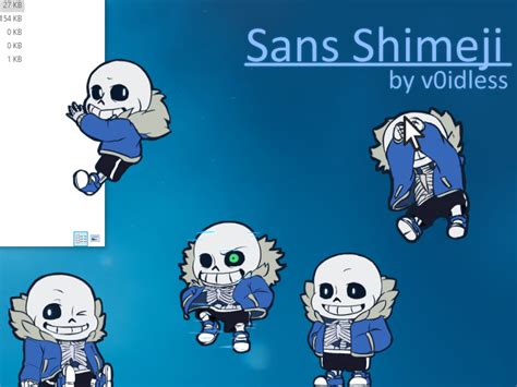 Sans Shimeji by v0idless on DeviantArt