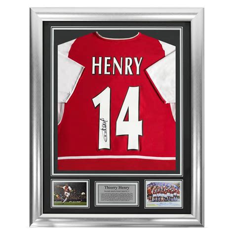 Thierry Henry Signed Arsenal 2004 Shirt - Elite Exclusives