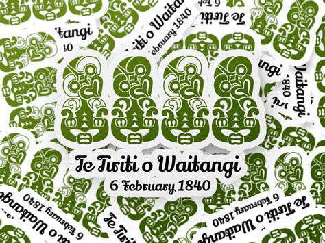 Digital Māori Te Tiriti O Waitangi Tiki Design, Waitangi Artwork for ...