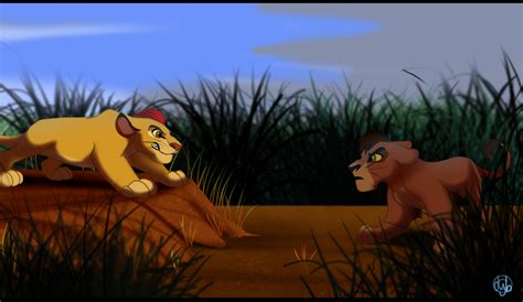 Kion And Kovu by dyb on DeviantArt