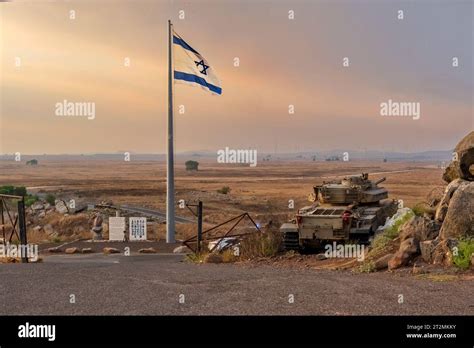 Golan Heights, Israel - 08-13-2023: Tel Saki Battle Memorial, Golan ...