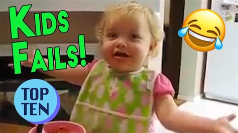 Top 10 Funny Kids Fails of All Time - YouTube