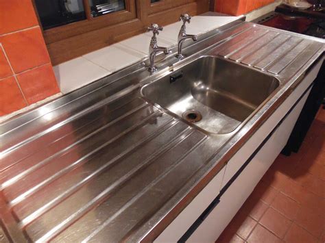 Double Drainer Vintage Stainless Steel Sink and Taps | in Chulmleigh, Devon | Gumtree