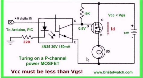 P Channel Mosfet High Side Switch