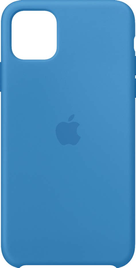 Best Buy: Apple iPhone 11 Pro Max Silicone Case Surf Blue APPLE2020 ...