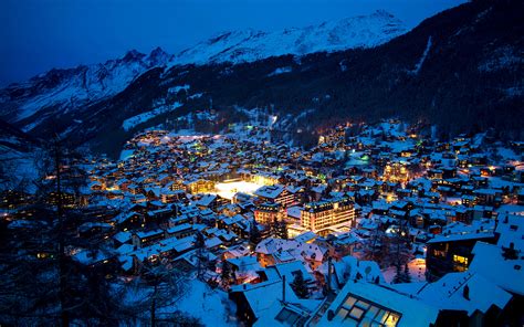 Papeis de parede 3840x2400 Suíça Casa Invierno Montanhas Zermatt Swiss ...