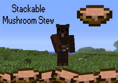 Stackable Mushroom Stew Minecraft Blog