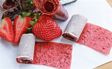 Homemade Strawberry Fruit Roll-Ups Recipe