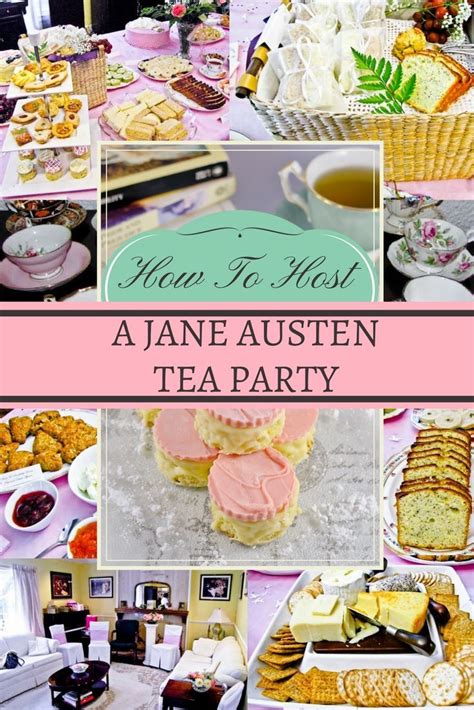 How to host your very own Jane Austen tea party! Menu ideas, games, and ...