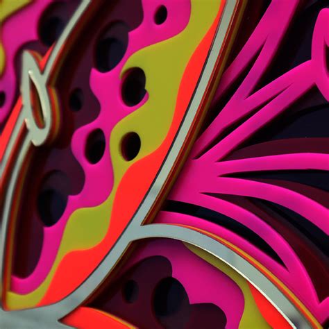 Buy 3D Wall Art - 3D Tiger Lily Flower Mandala Art Wall Decor | CrazyNeon.com