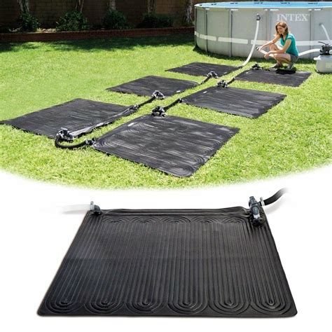 INTEX SOLAR MAT SWIMMING POOL HEATER UP TO 12FT 4.5M POOLS WATER HEAT ...