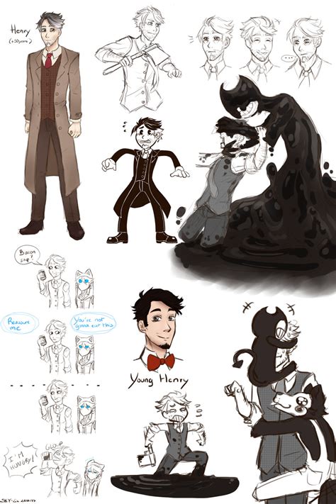 [Bendy and the ink machine] Henry's Doodles by SKY-Lia on DeviantArt