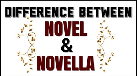 Difference Between Novel And Novella. What Is Novella? | Examples Of Novellas. - YouTube