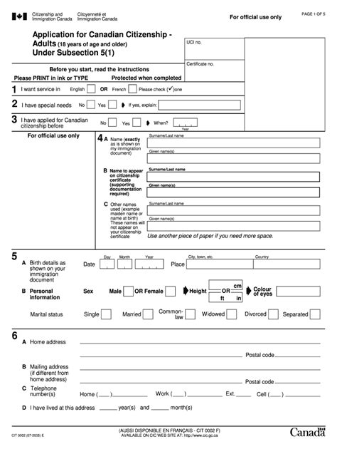 Citizenship application login: Fill out & sign online | DocHub