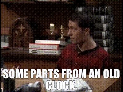 YARN | some parts from an old clock. | NewsRadio (1995) - S02E12 | Video gifs by quotes ...