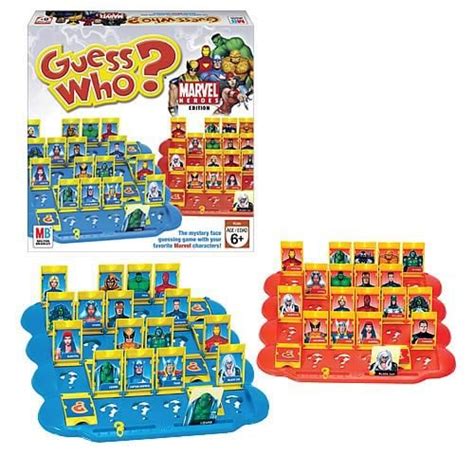 Marvel Heroes Edition Guess Who Game - Hasbro Games - Marvel - Games at Entertainment Earth Item ...