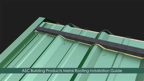 How to install Metal Roofing 3ft panels-ASC Building Products - YouTube ...