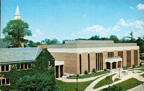 Library Postcards: Library, Wheaton College, Wheaton, Illinois