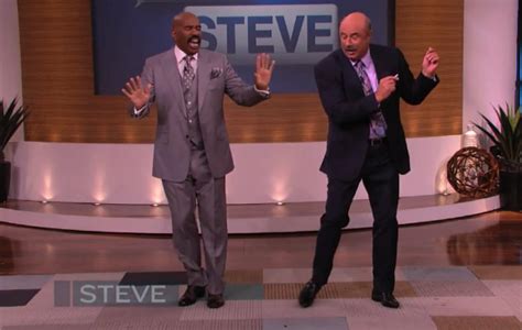 Steve Harvey Teaches Dr. Phil To Dance