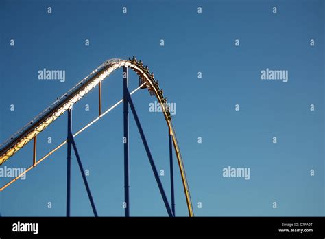 "Behemoth" roller coaster at Canada's Wonderland Toronto Stock Photo ...