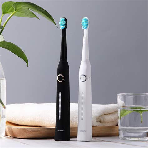 AZDENT Fashion 5 Modes Sonic Electric Toothbrush Rechargeable USB Ultra ...