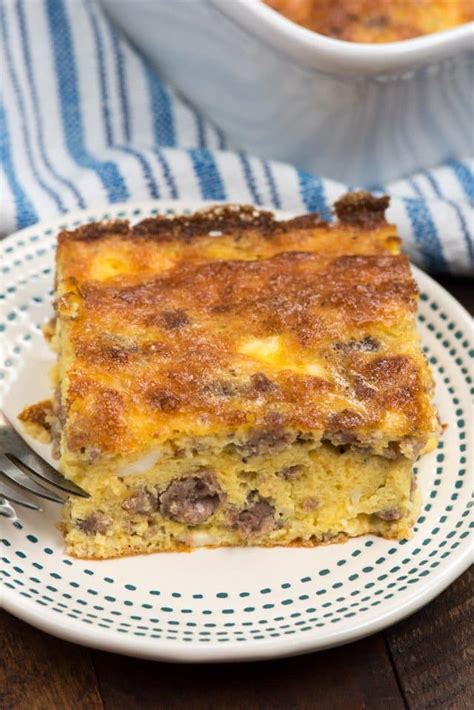 Sausage Egg And Cheese Breakfast Casserole Without Bread - Bread Poster