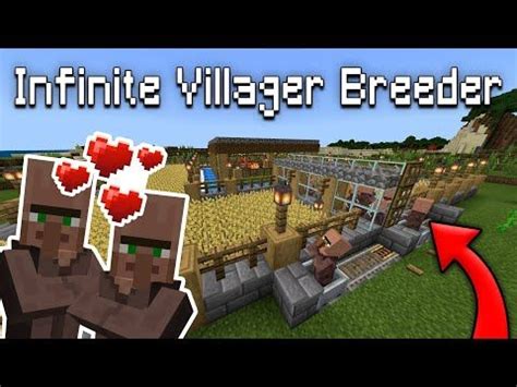 Minecraft Bedrock Infinite Villager Breeder 1.17 [EASY TUTORIAL] - YouTube | Easy tutorial ...