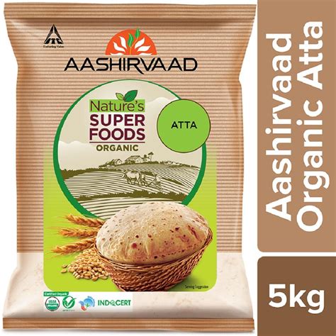 Aashirvaad Organic Wheat Flour Atta 5kg | ITC Store | Reviews on Judge.me