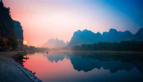 Li River, China - Such a serene picture. | River, Landscape, Scenery