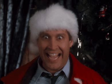 Christmas Vacation 25 Excited Title GIF Animation