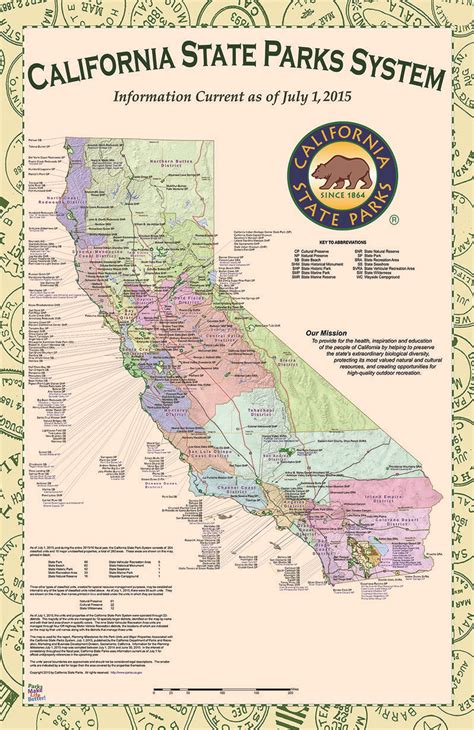 California State Parks System Map | California parks, California state, State parks