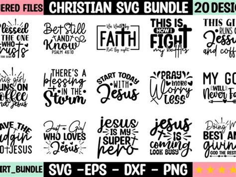 Christian SVG Bundle - Buy t-shirt designs