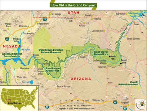 Grand Canyon On Us Map - Zip Code Map